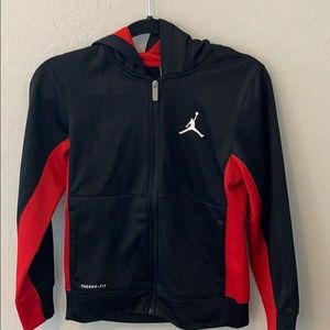 Like New Air Jordan Zipup Jacket Boys Medium 10-12